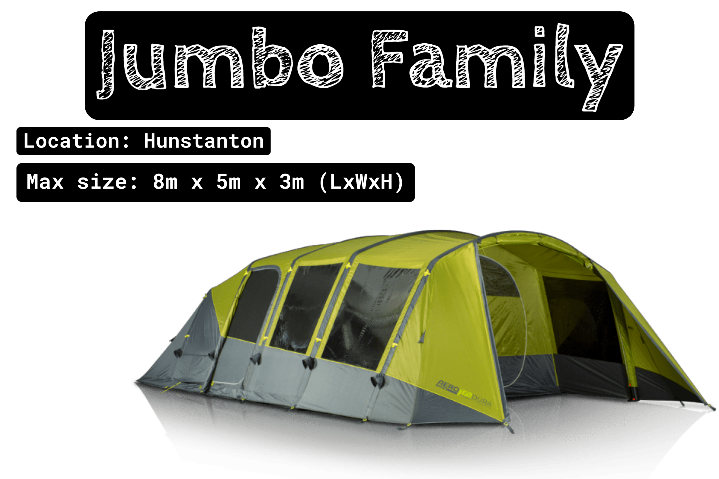 Hunstanton - Jumbo Family Tent-Pitch