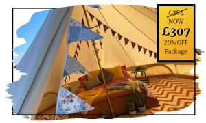 Official Site Offer - Book Direct - Glamping Bell Tent