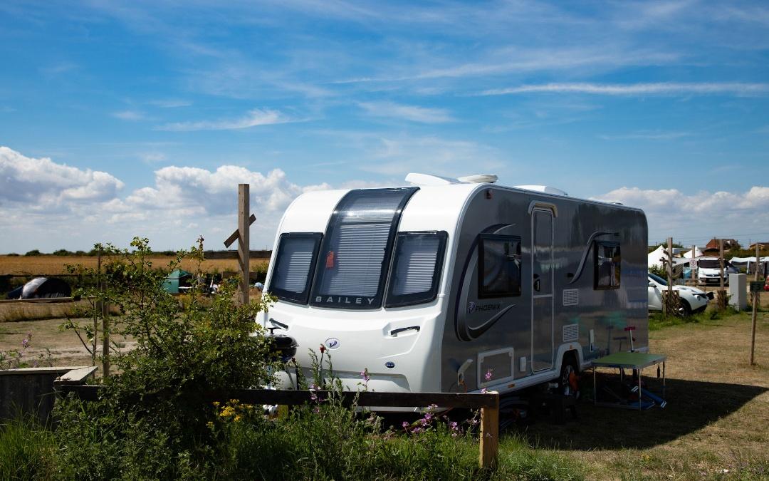 caravan pitch norfolk coast path camping