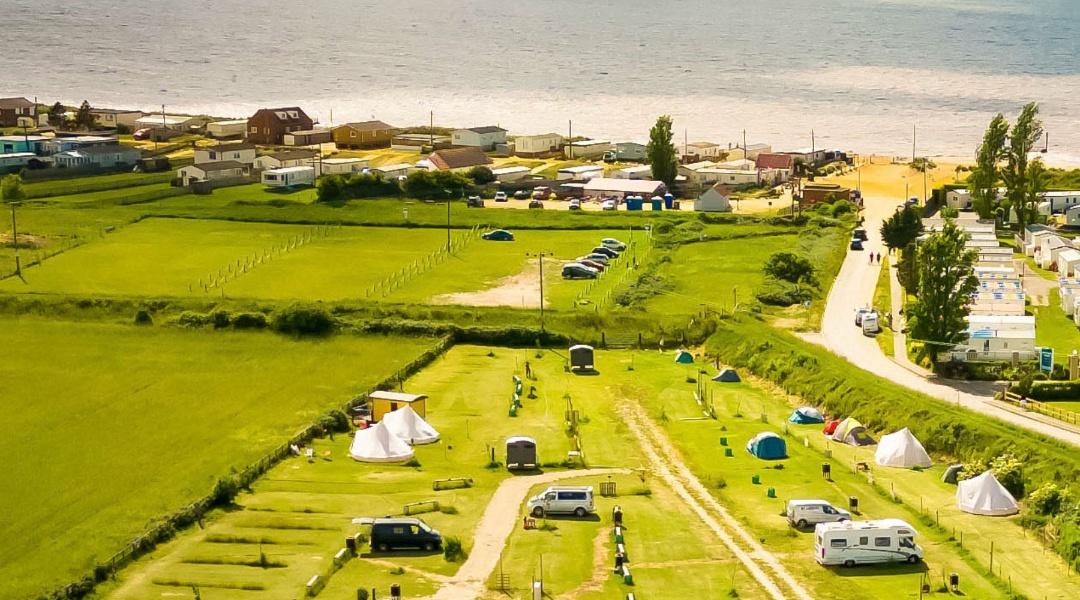 Arial Photo of Hunstanton Camping and Glamping
