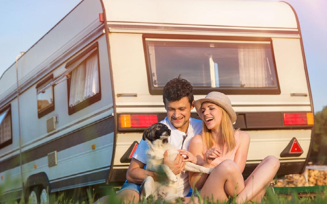 Norfolk Coast Path Camping & Glamping: Caravan pitch