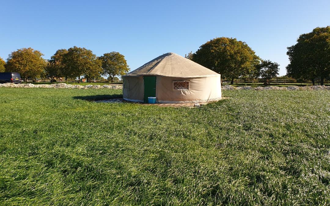 go wild glamping yurt meadow view