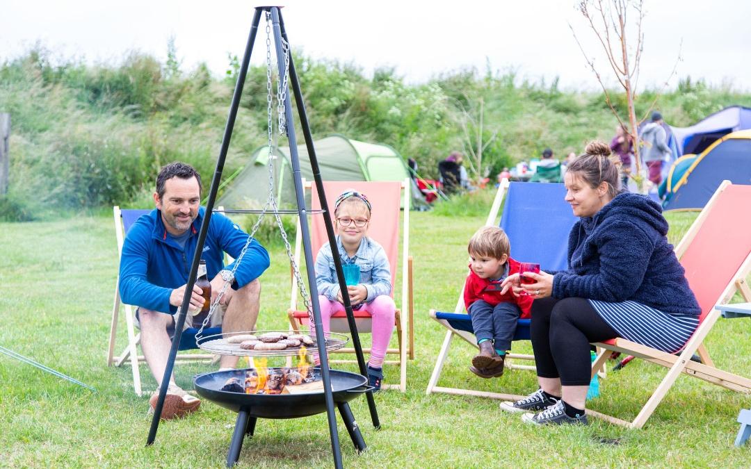 Spend time with friends and family here at Hunstanton Glamping