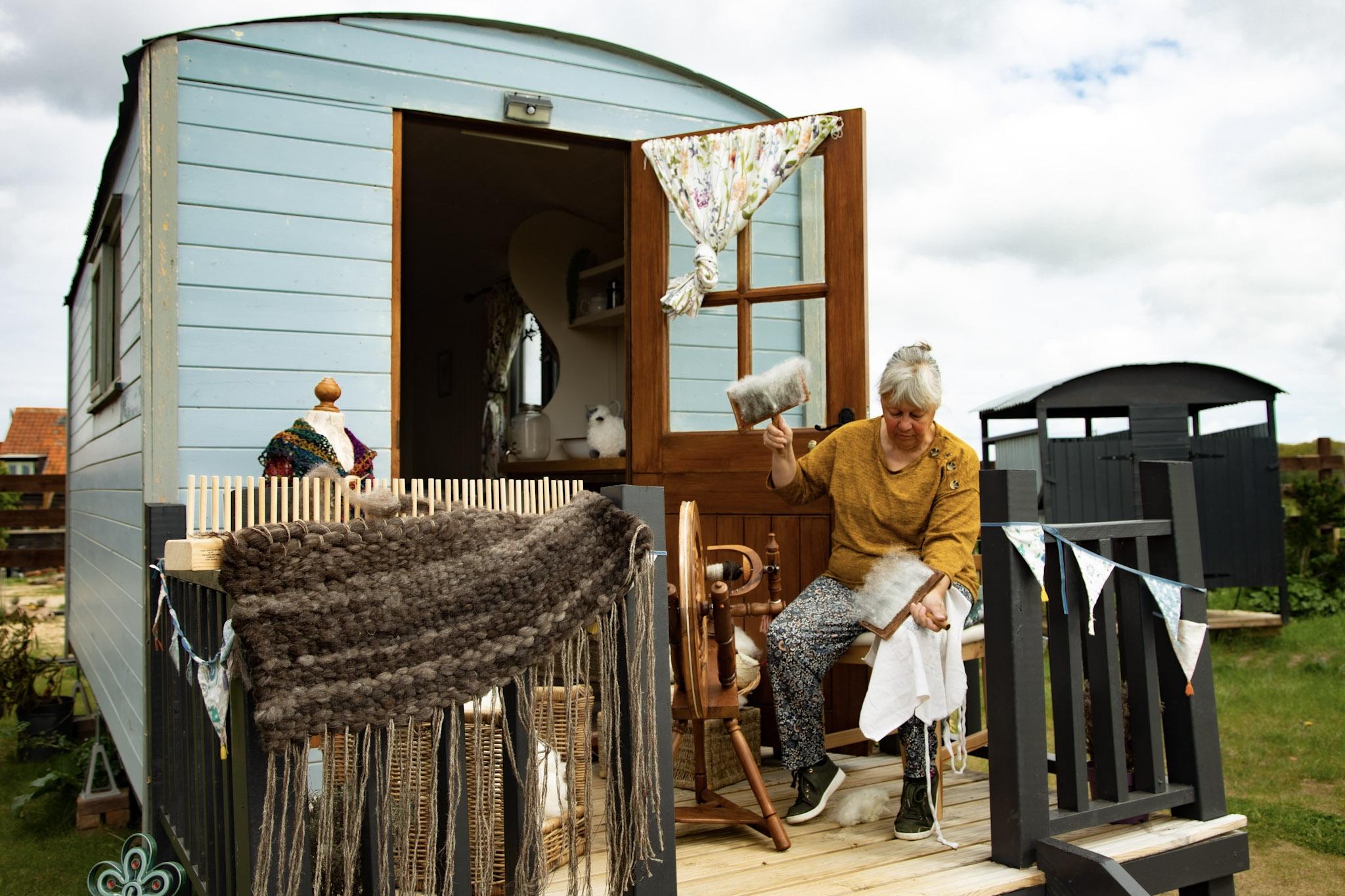 Norfolk Camping Holidays Luxury Shepherds Hut Glamping