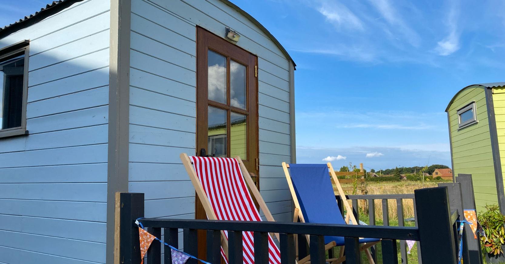 Norfolk Glamping: Holt Hollow shepherds hut