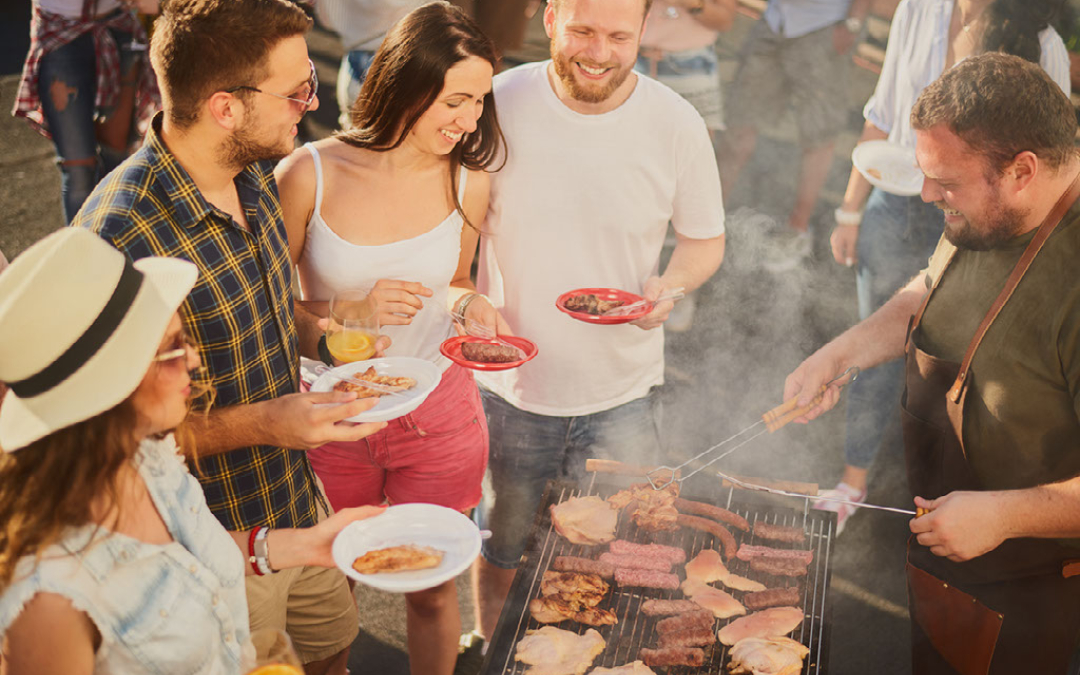 enjoy cooking on your own bbq here at Norfolk Coast Path glamping