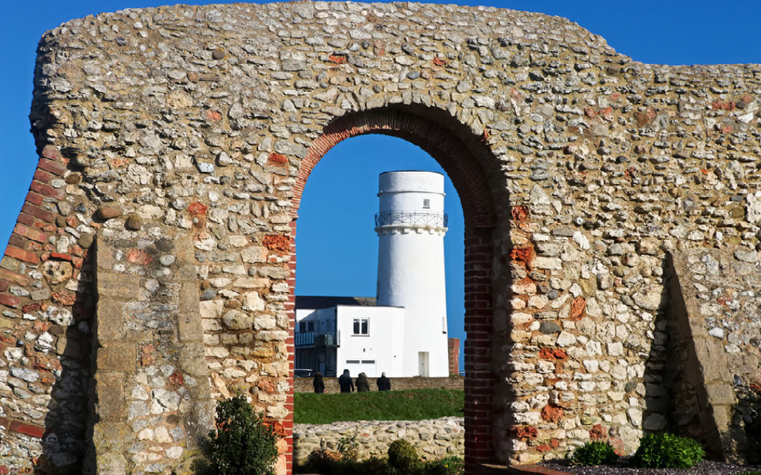 Take a walk along the iconic Hunstanton cliffs to the lighthouse here at Norfolk COast path Glamping