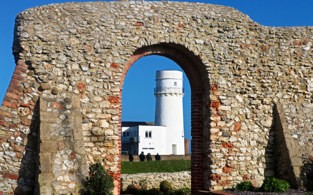 Take a walk along the iconic Hunstanton cliffs to the lighthouse here at Norfolk COast path Glamping