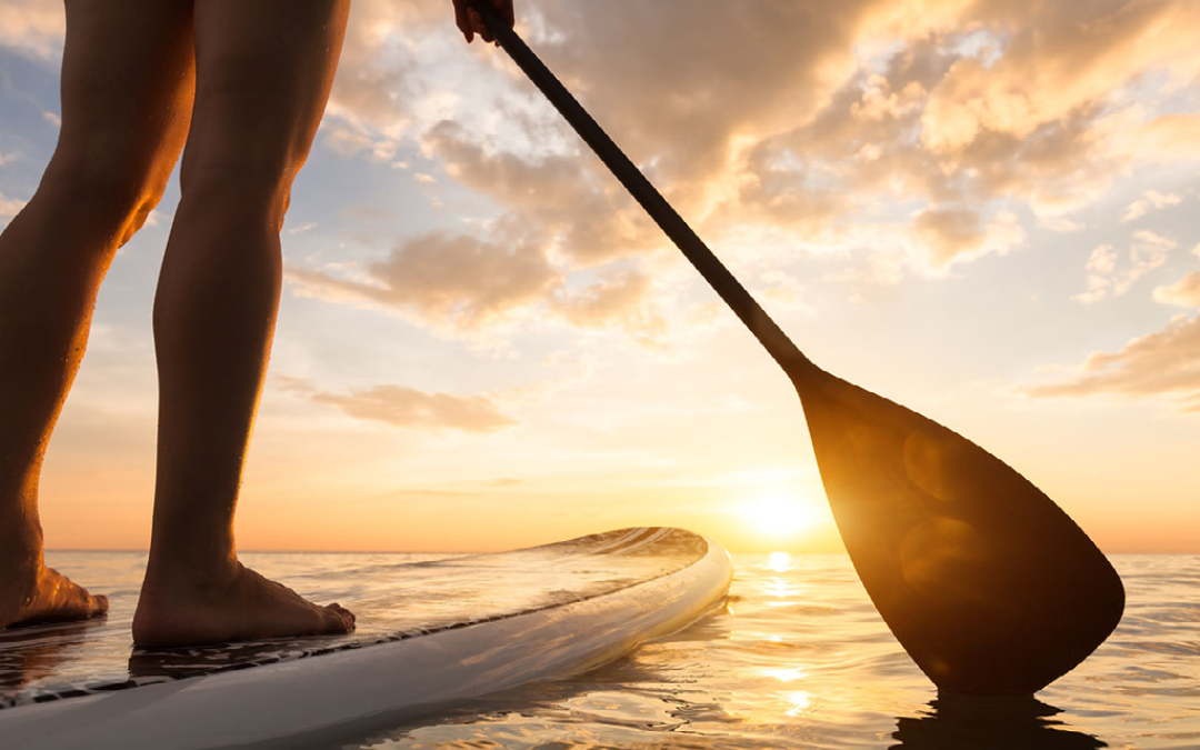 Go paddleboarding out in the wash in Hunstanton here at norfolk coast path glamping