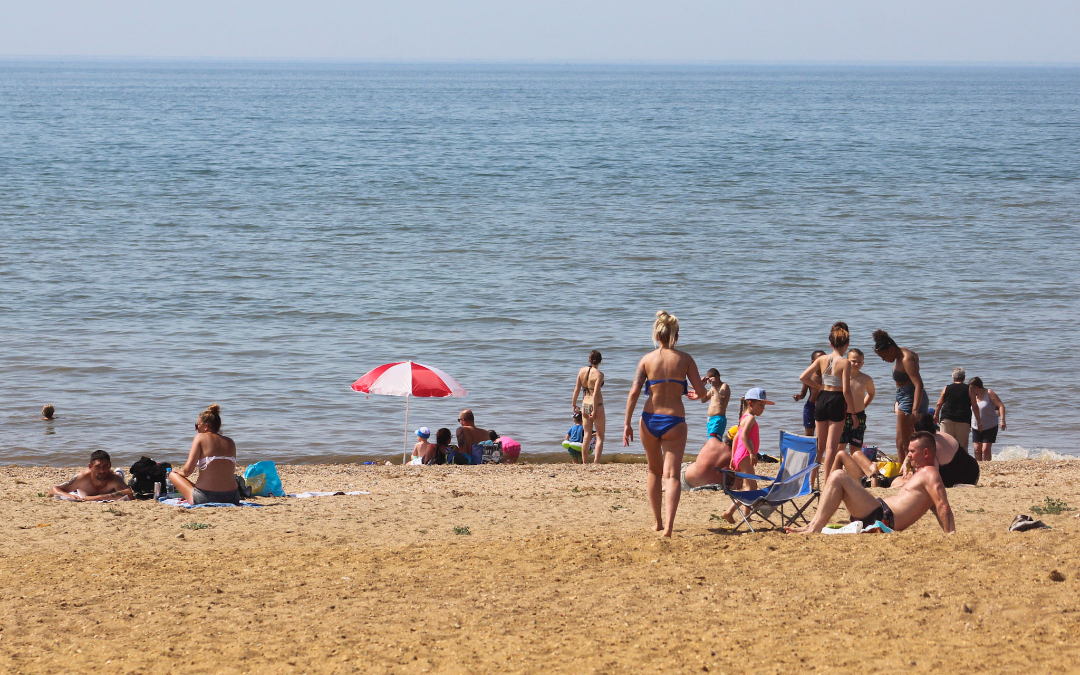 mYminiBreak, Norfolk Beaches, hight of summer and everyone is enjoying the sunshine