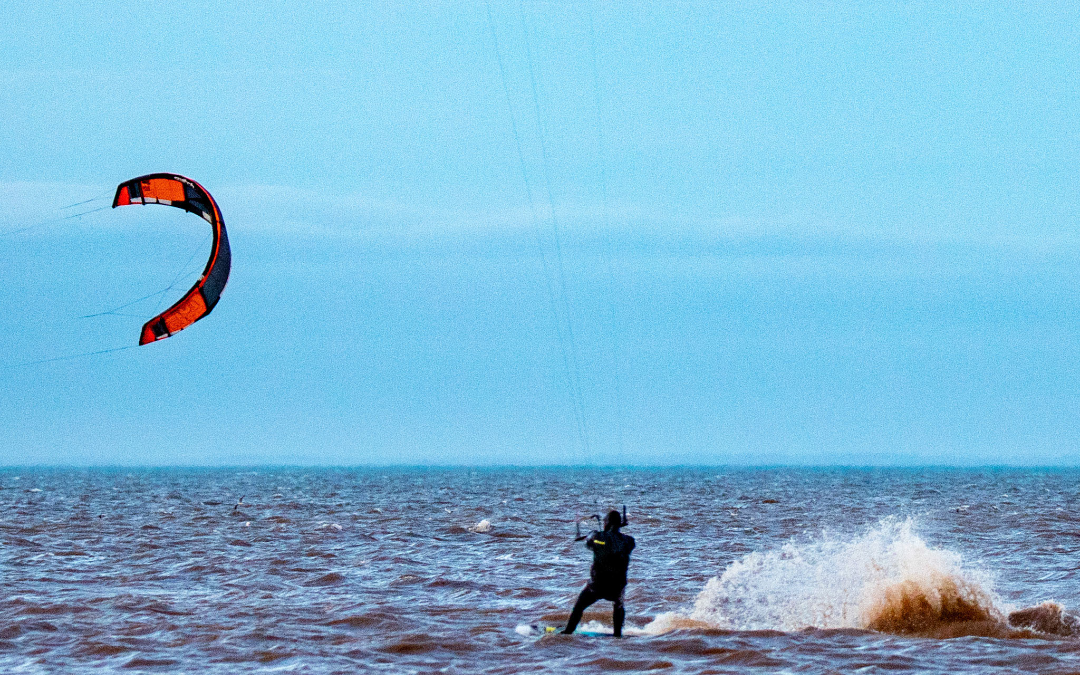 mYminiBreak, our calm seas are ideal for kitesurfing on the Norfolk Coast