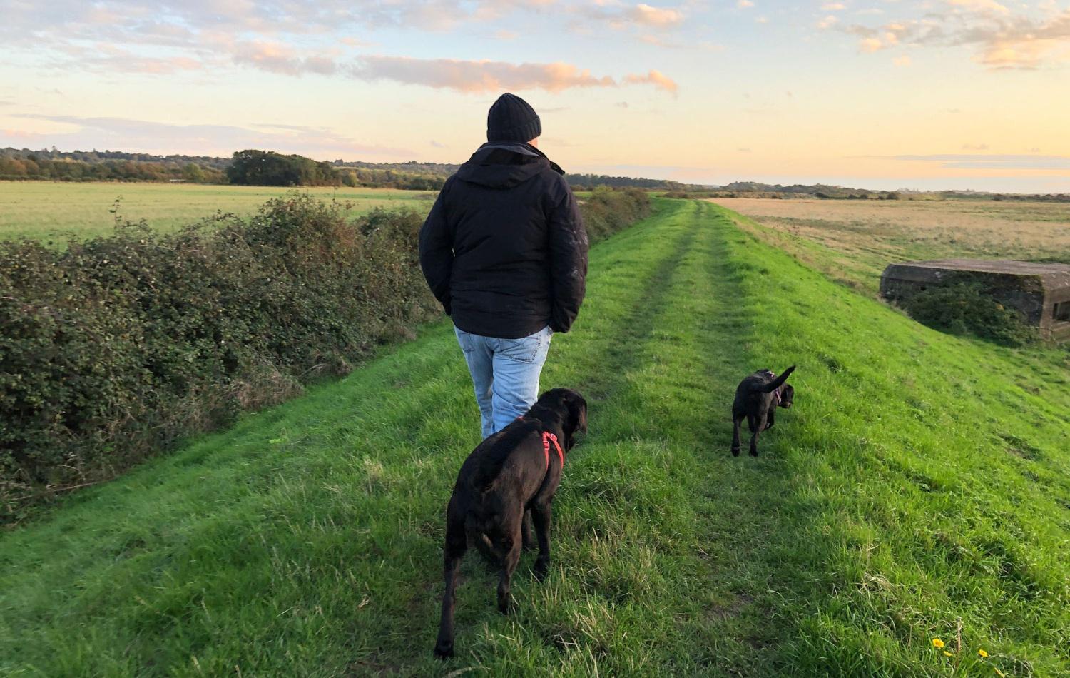 The Norfolk Coast Path, views over the Norfolk Countryside