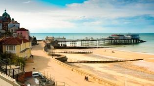 Visit Cromer pier here at Norfolk Glamping