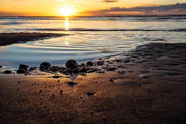 stunning sunset at Heacham South Beach 