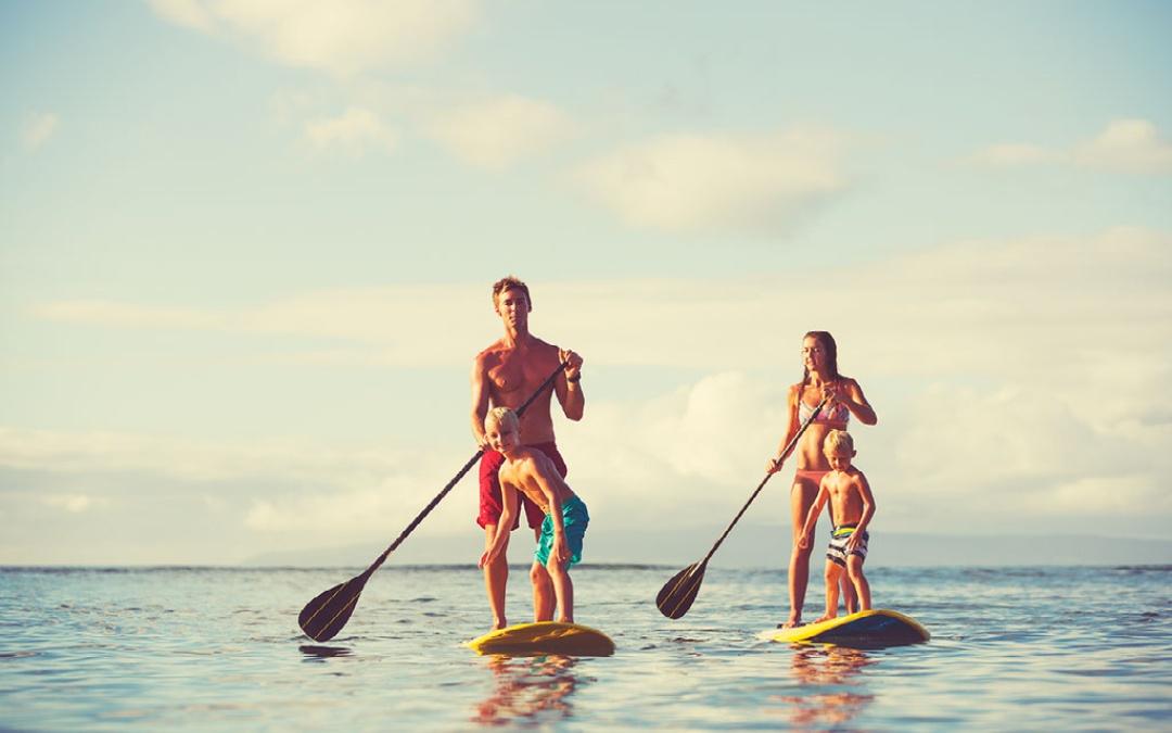 Norfolk coast path camping & glamping paddleboarding on the sea