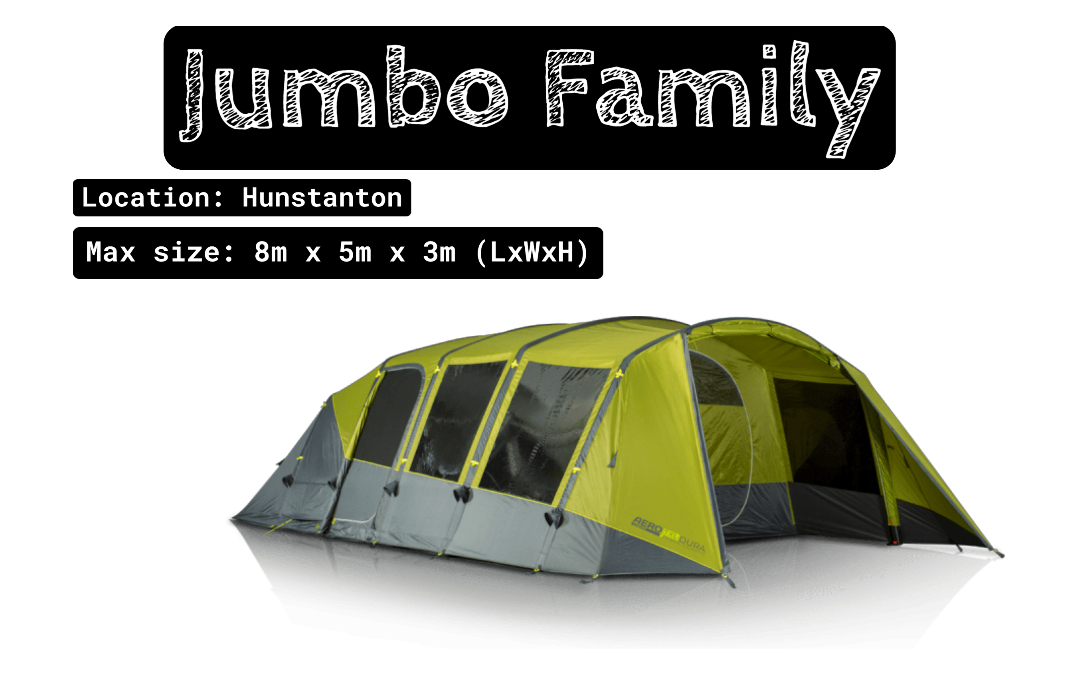 holme jumbo family tent specifications