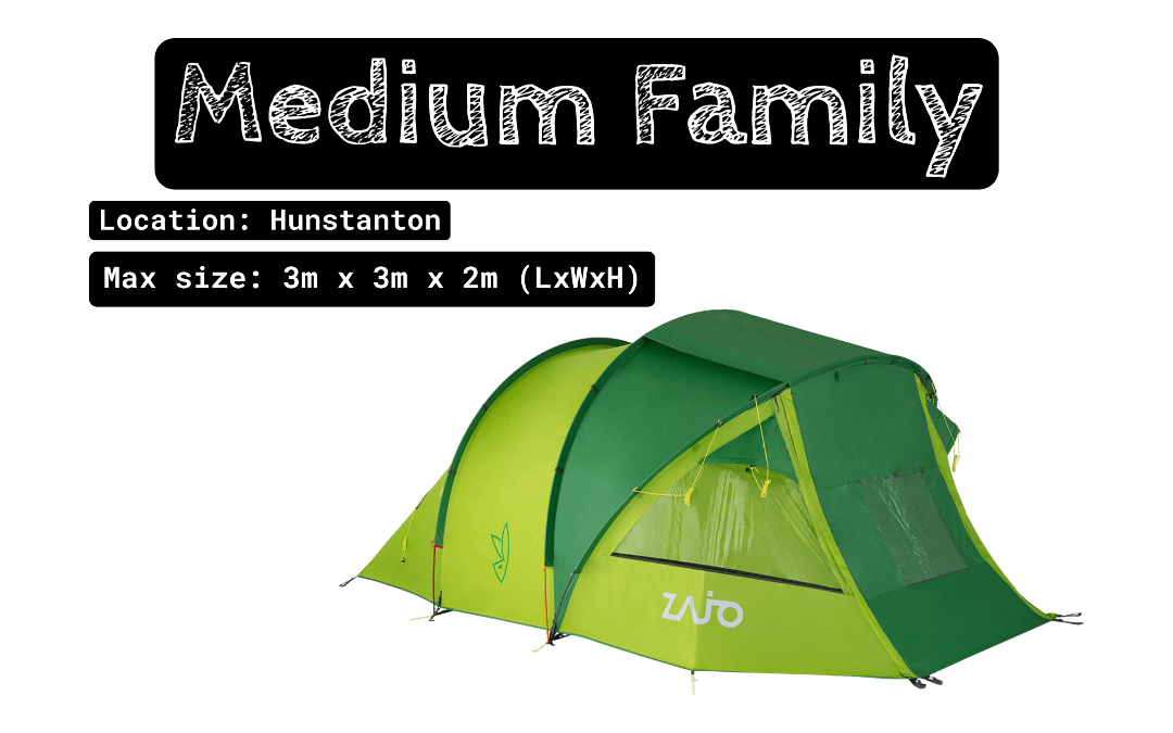 holme medium family tent specifications
