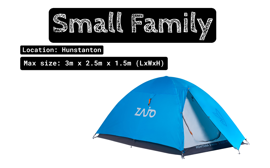 Holme Small Family Tent specifications