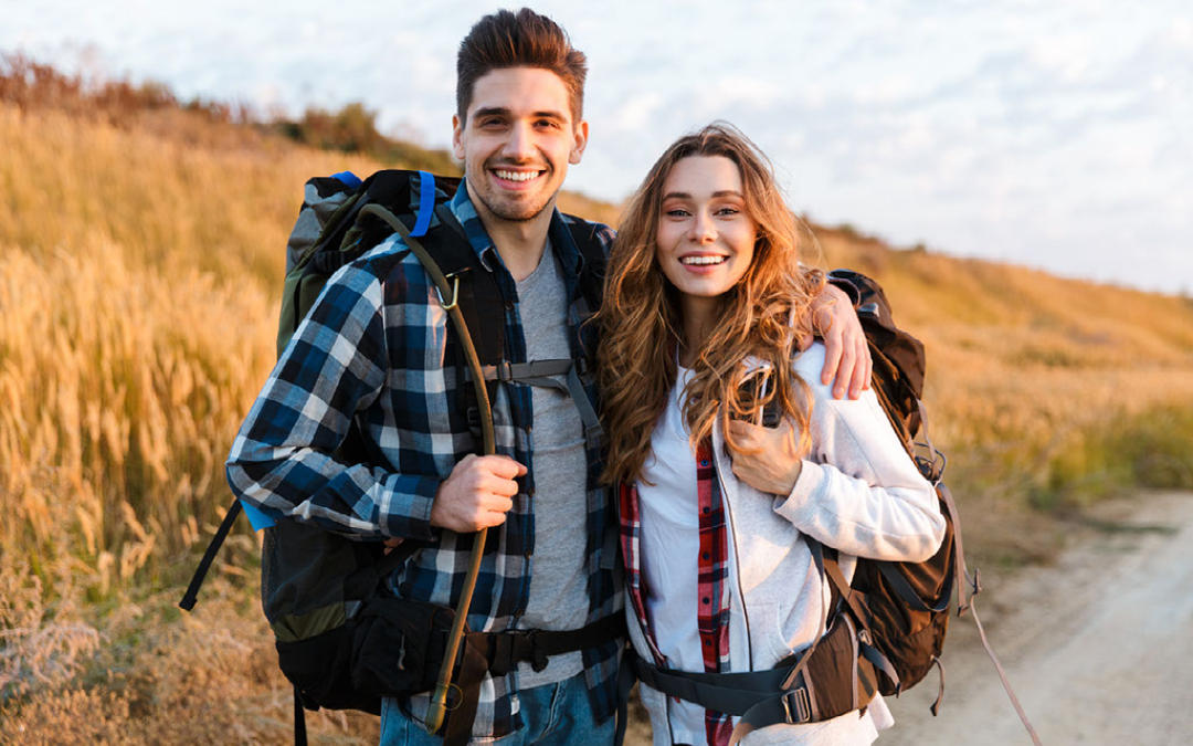 couple on a hike