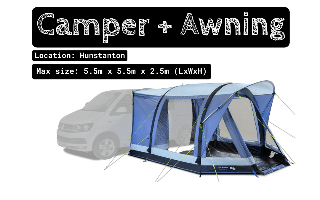 north norfolk campervan with awning specifications