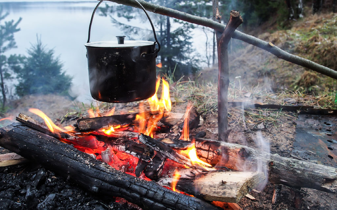campfire cooking food fire pit