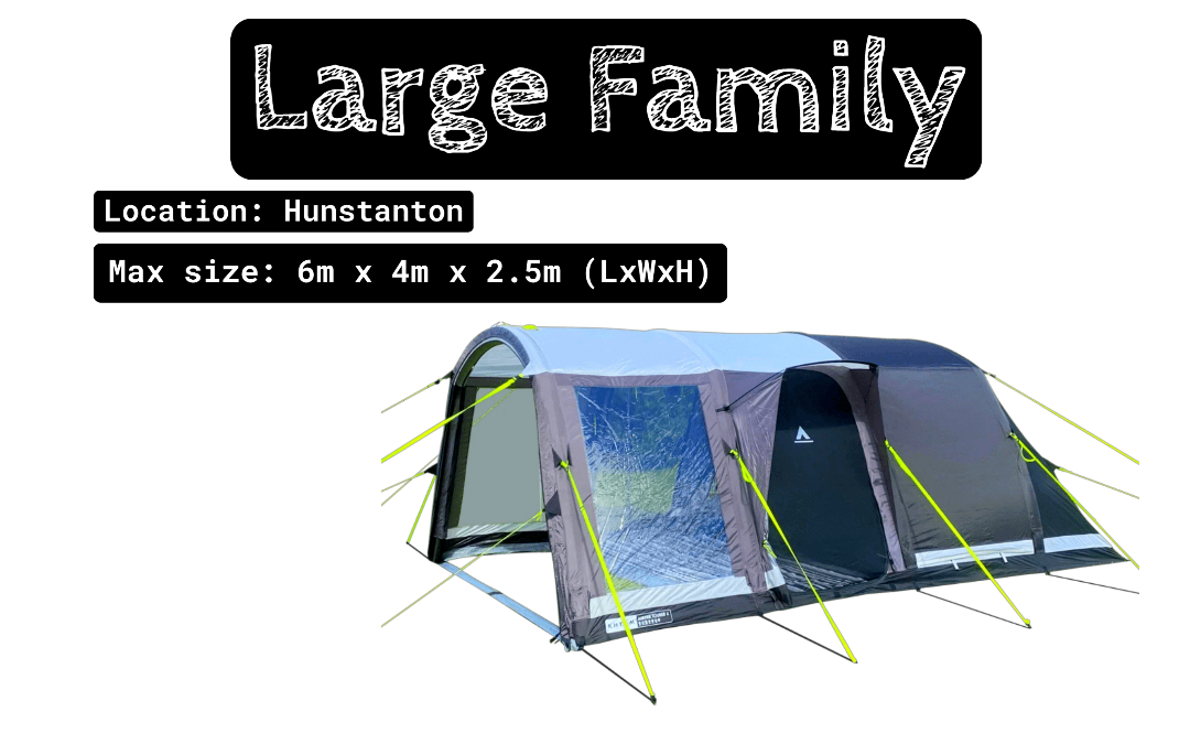 north norfolk large family tent specifications