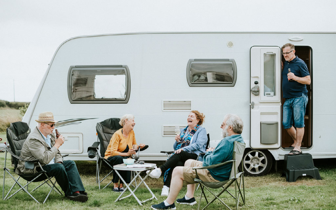 family picnic caravan