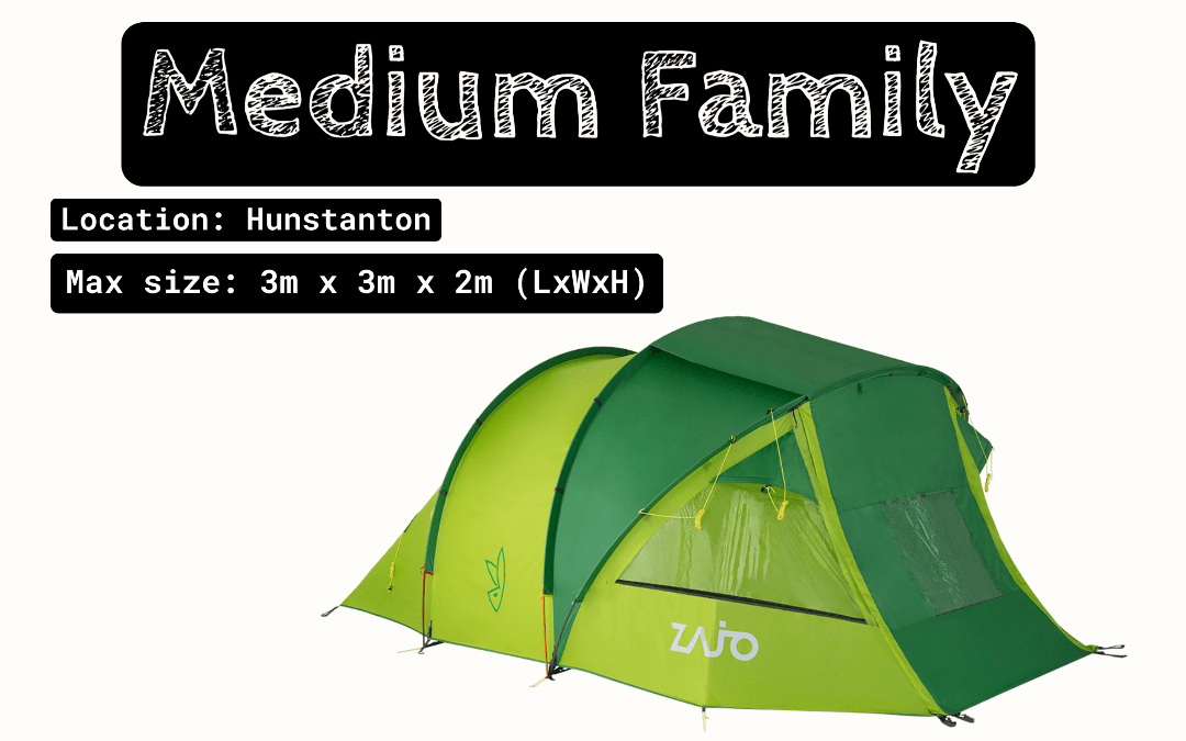 hunstanton medium family tent