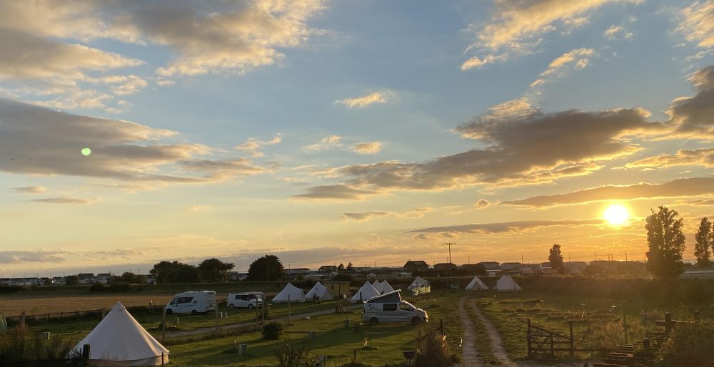 Camping hunstanton: Campsite view