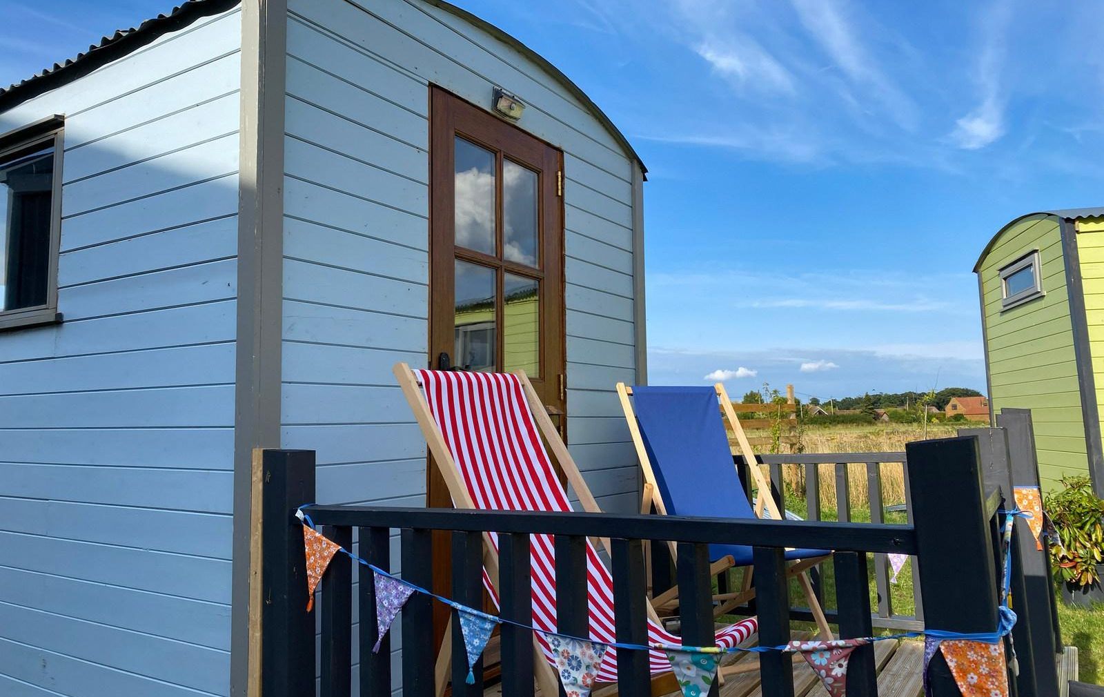 Glamping Shepherds Hut as an alternative to Self-Catering Cottage in Hunstanton